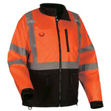 GloWear 8351 Jacket Windbreaker Water Resistant Orange Hi Vis 2X 23436