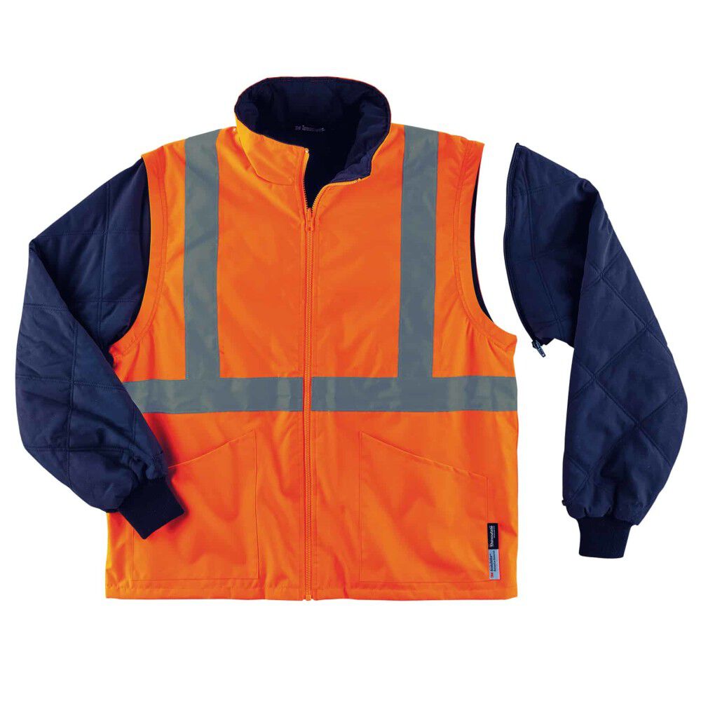 GloWear 8365 4-in-1 Class 3 Jacket - 5XL Oragne 24379