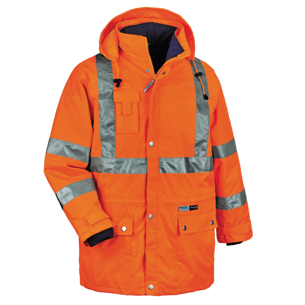 GloWear 8365 4-in-1 Class 3 Jacket - 5XL Oragne 24379