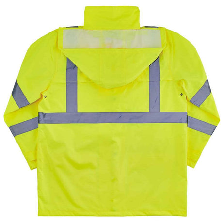 GloWear 8366 Lightweight Hi Vis Rain Jacket Lime 5X 24339