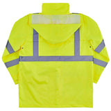 GloWear 8366 Lightweight Hi Vis Rain Jacket Lime XL 24335