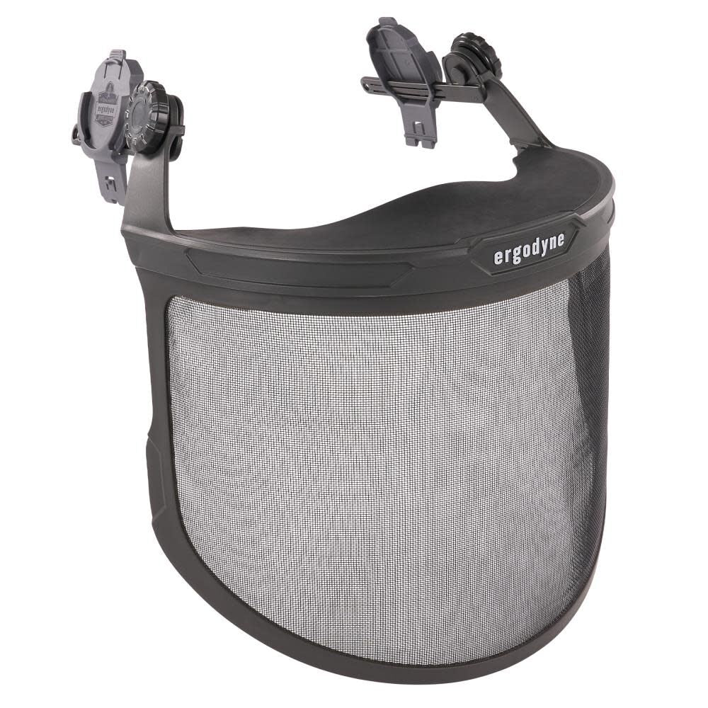 Gray Mesh Face Shield for Hard Hat & Safety Helmet 60247