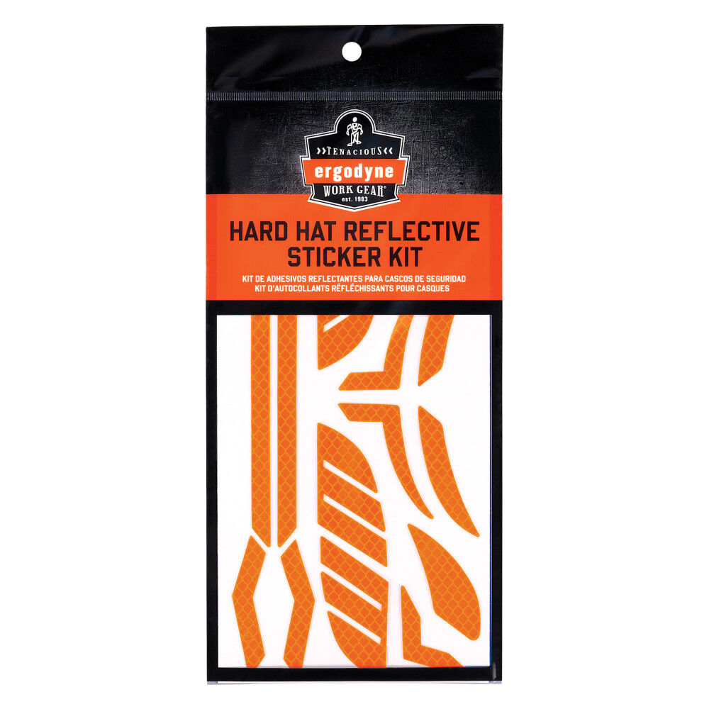 Hard Hat Reflective Orange Sticker Kit 61101