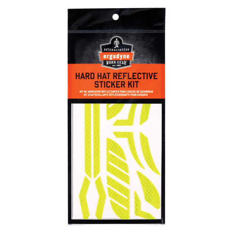 Hard Hat Reflective Yellow Sticker Kit 61102E