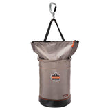 Hoist Bucket with Swiveling Carabiner Large Gray 15974