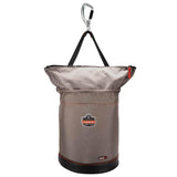 Hoist Bucket with Swiveling Carabiner XL Gray 15976