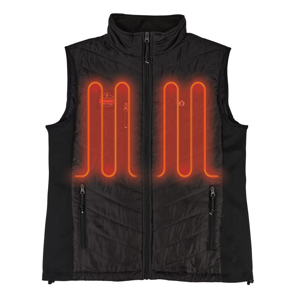 N-Ferno 6495 Rechargeable Heated Vest with Battery Black 41705