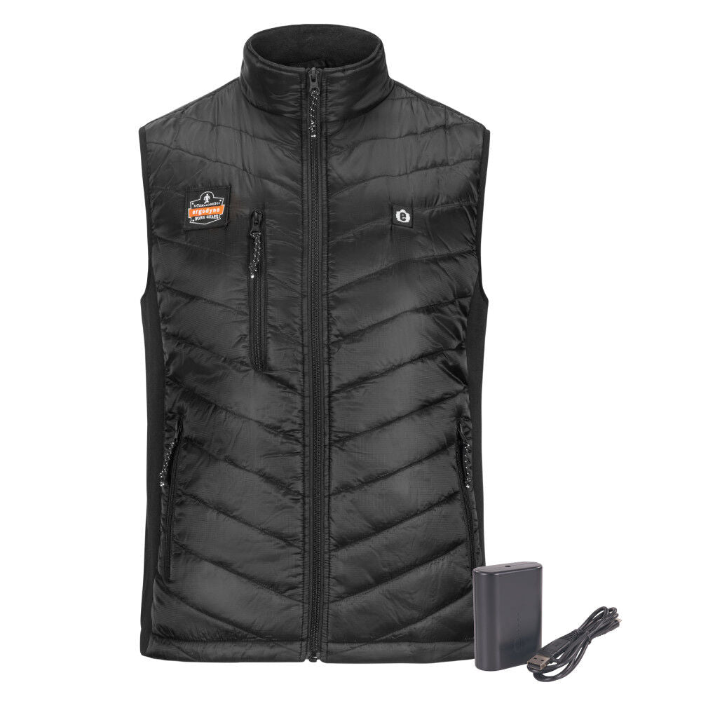 N-Ferno 6495 Rechargeable Heated Vest with Battery Black 41705