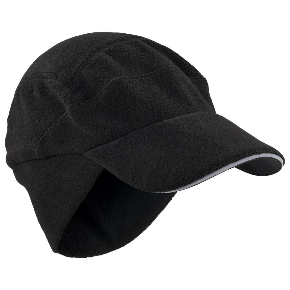 N-Ferno 6807 Black Winter Baseball Cap with Ear Flaps 16965