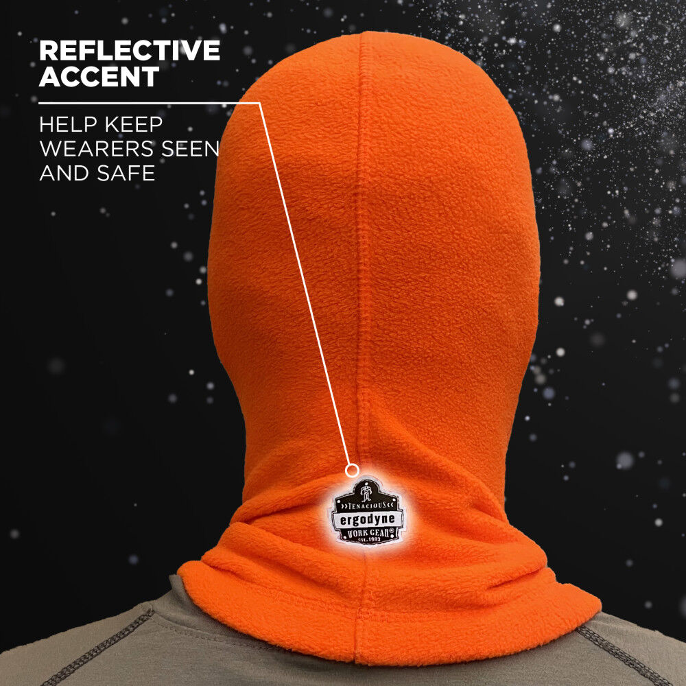 N-Ferno 6821 Orange Balaclava Face Mask - Fleece 16954