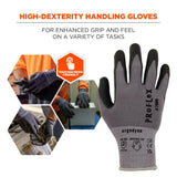 ProFlex 7000 Gloves Nitrile-Coated Microfoam Palm XS Gray 10371