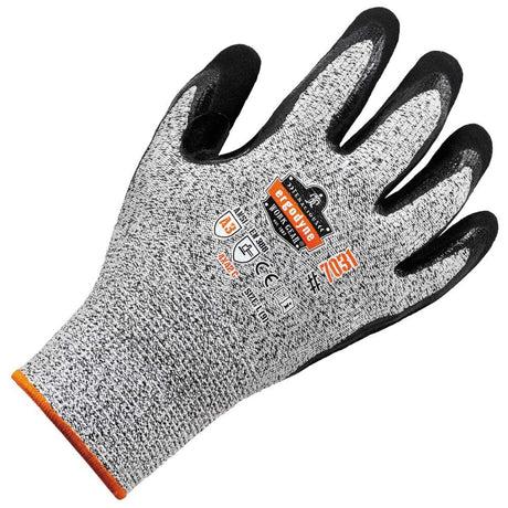 ProFlex 7031 Gloves ANSI A3 Nitrile Coated CR Small Gray 17982