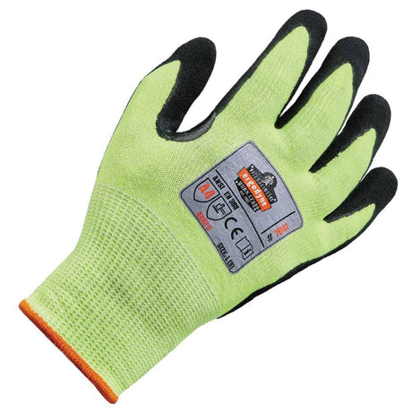 ProFlex 7041 XL Lime Hi-Vis Nitrile-Coated Level 4 Cut Gloves 17815