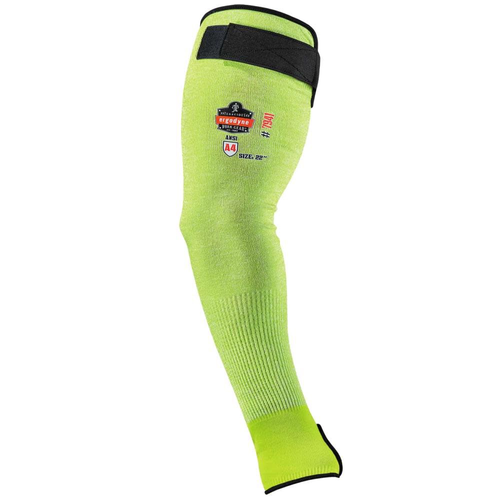 ProFlex 7941 PR Cut Resistant Arm Sleeve Pair 22in Lime 17945