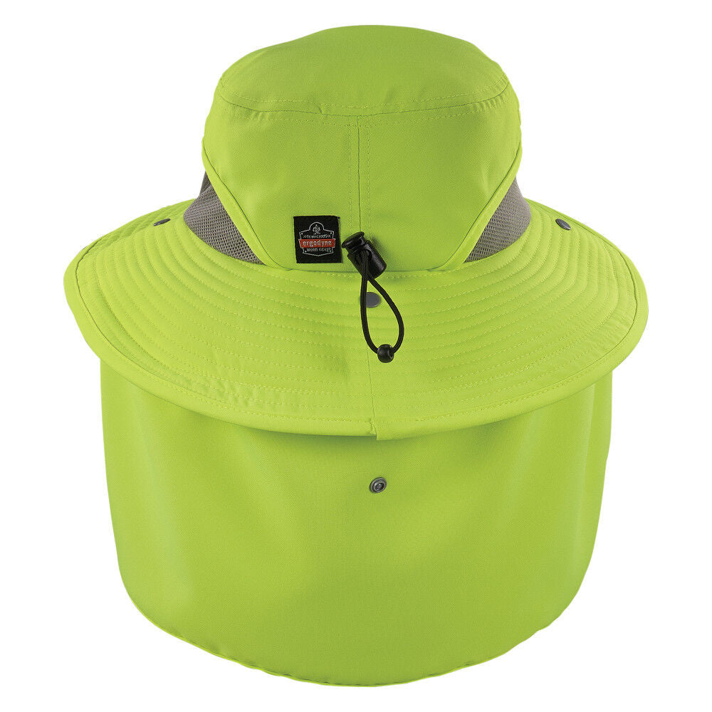 Ranger Hat with Neck Shade, Lime Green, L/XL 12711