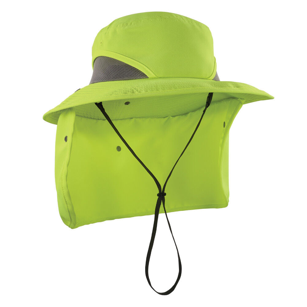 Ranger Hat with Neck Shade, Lime Green, L/XL 12711