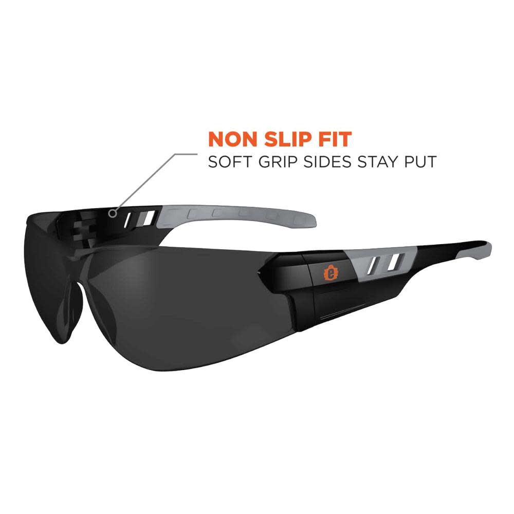 Safety Glasses Smoke Lens Frameless 59130