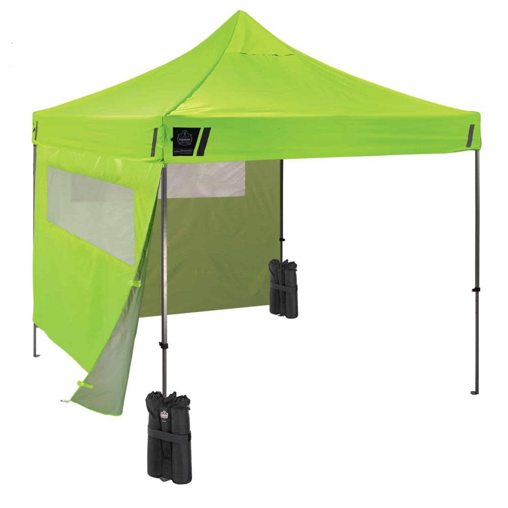 Shax 6052 Single Lime Heavy Duty Tent Kit Mesh Windows 10' x 10' 12983