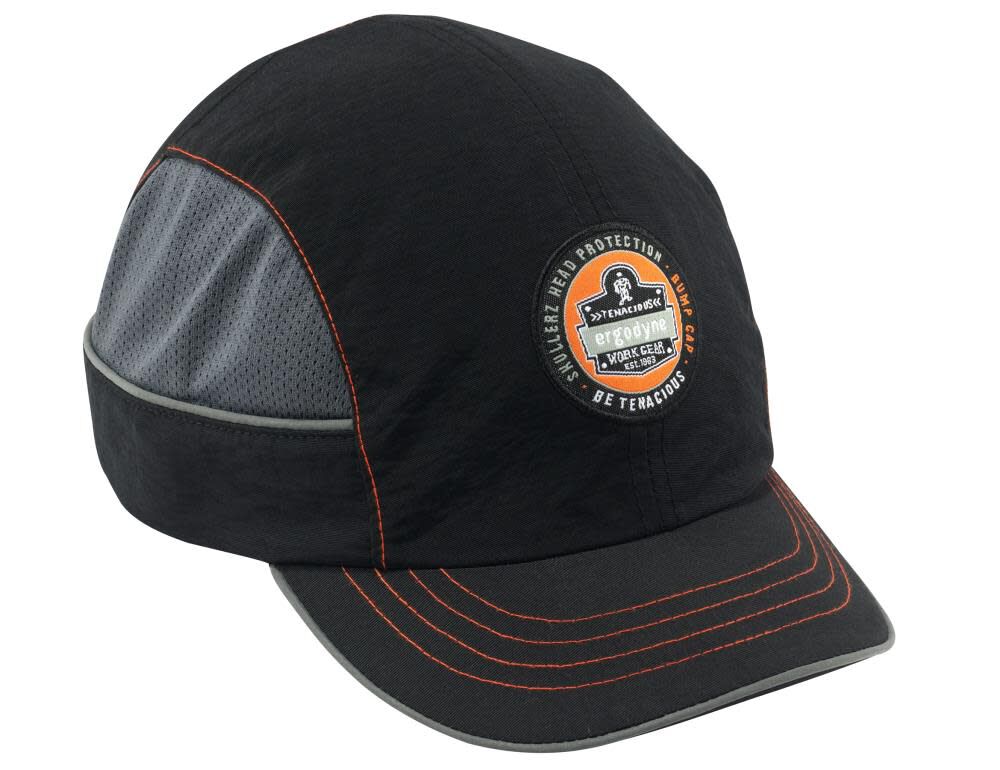 Skullers 8950 Black Long Brim Bump Cap 23344