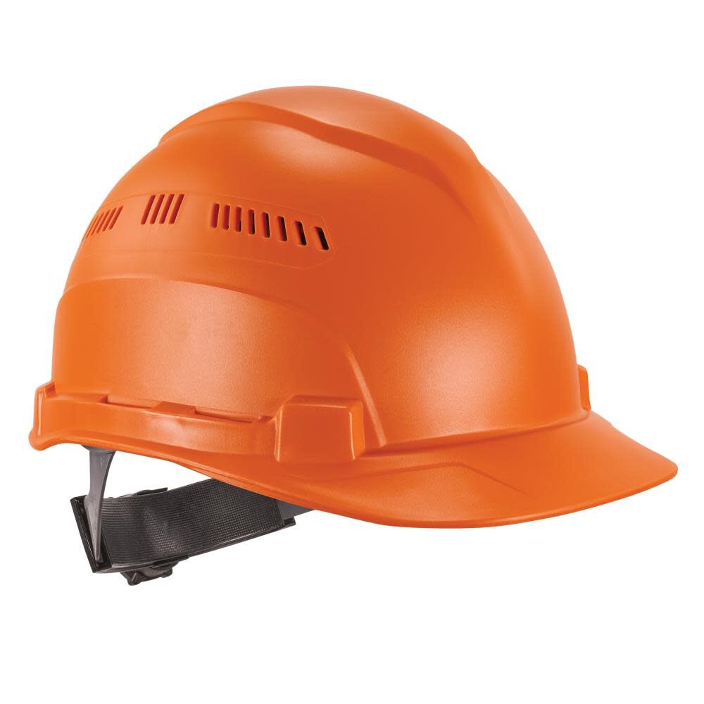 Skullerz 8966 Orange Lightweight Cap Style Hard Hat Vented Class C 60270