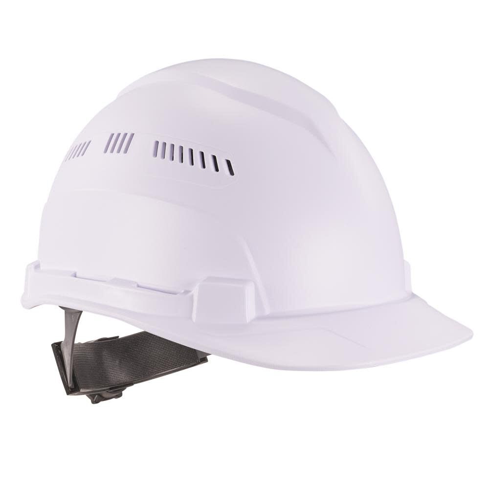 Skullerz 8966 White Lightweight Cap Style Hard Hat Vented Class C 60223