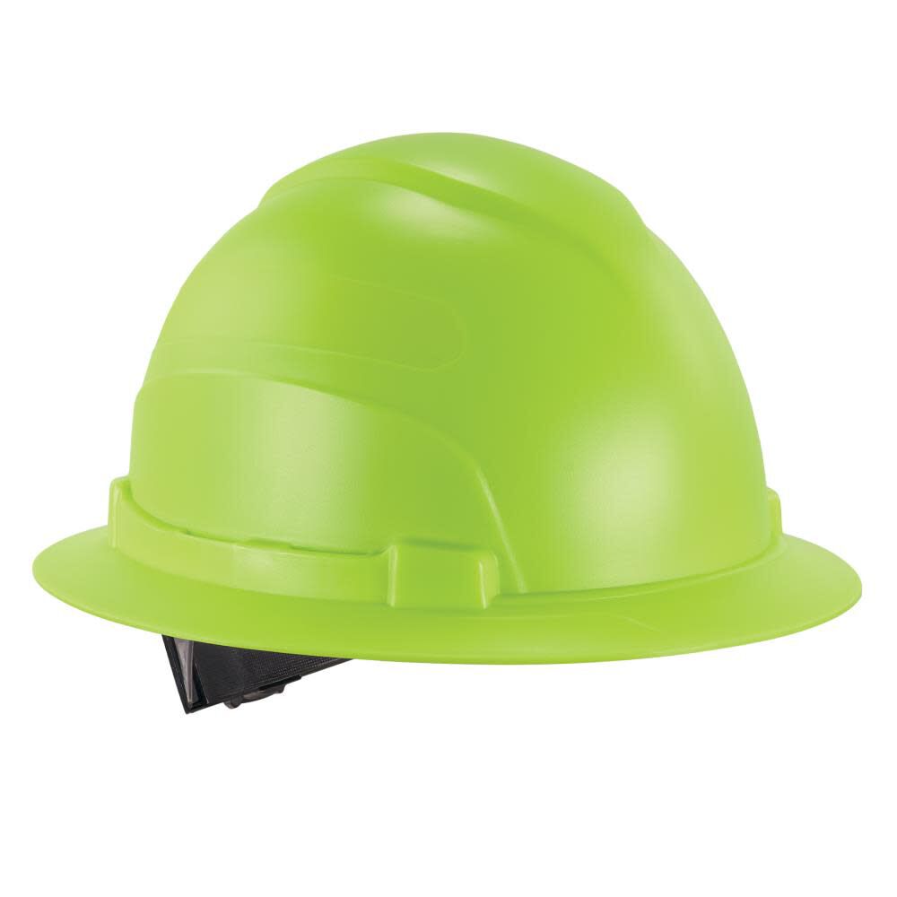 Skullerz 8969 Lime Lightweight Full Brim Hard Hat Class E 60232