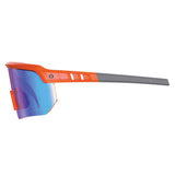 Skullerz AEGIR Polarized Mirrored Safety Glasses, Orange Frame, Blue Lens 55062