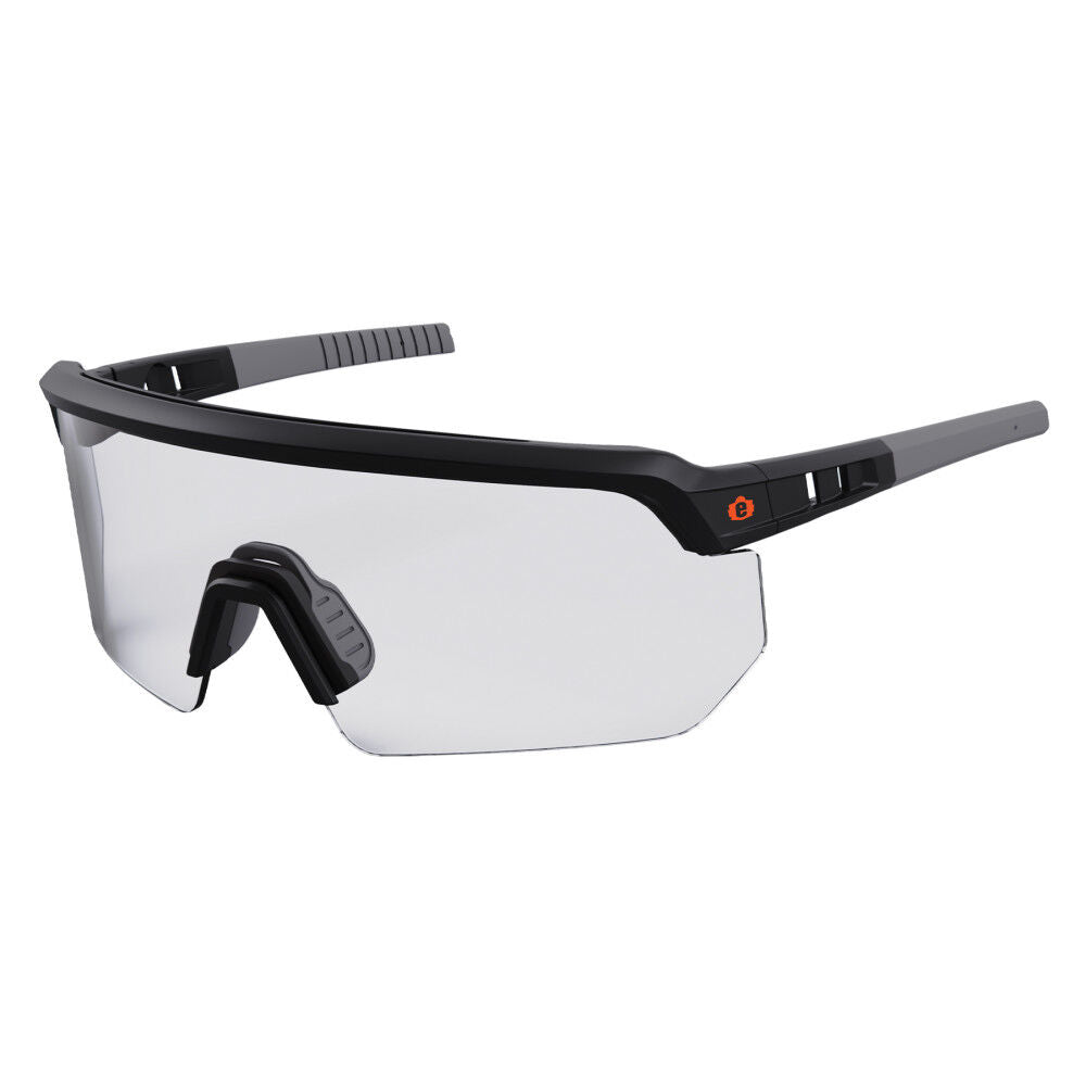 Skullerz AEGIR Safety Glasses Clear Lens Matte Black Frame Anti-Fog 55002