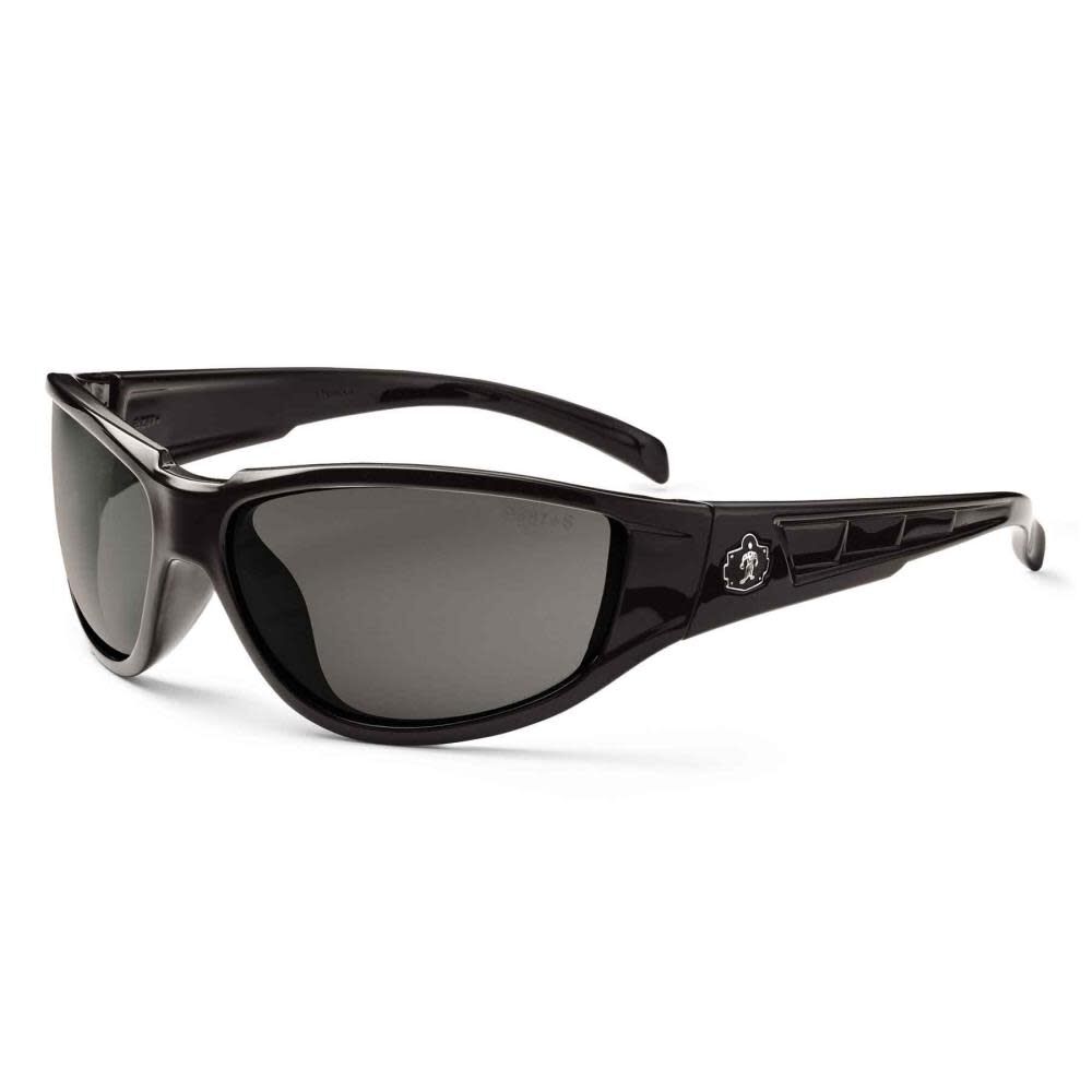 Skullerz Njord Safety Glasses Smoke Lens with Black Frame 55030