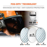 Smoke Face Shield Replacement for Cap-Style Hard Hat & Safety Helmet 60250