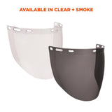 Smoke Face Shield Replacement for Cap-Style Hard Hat & Safety Helmet 60250