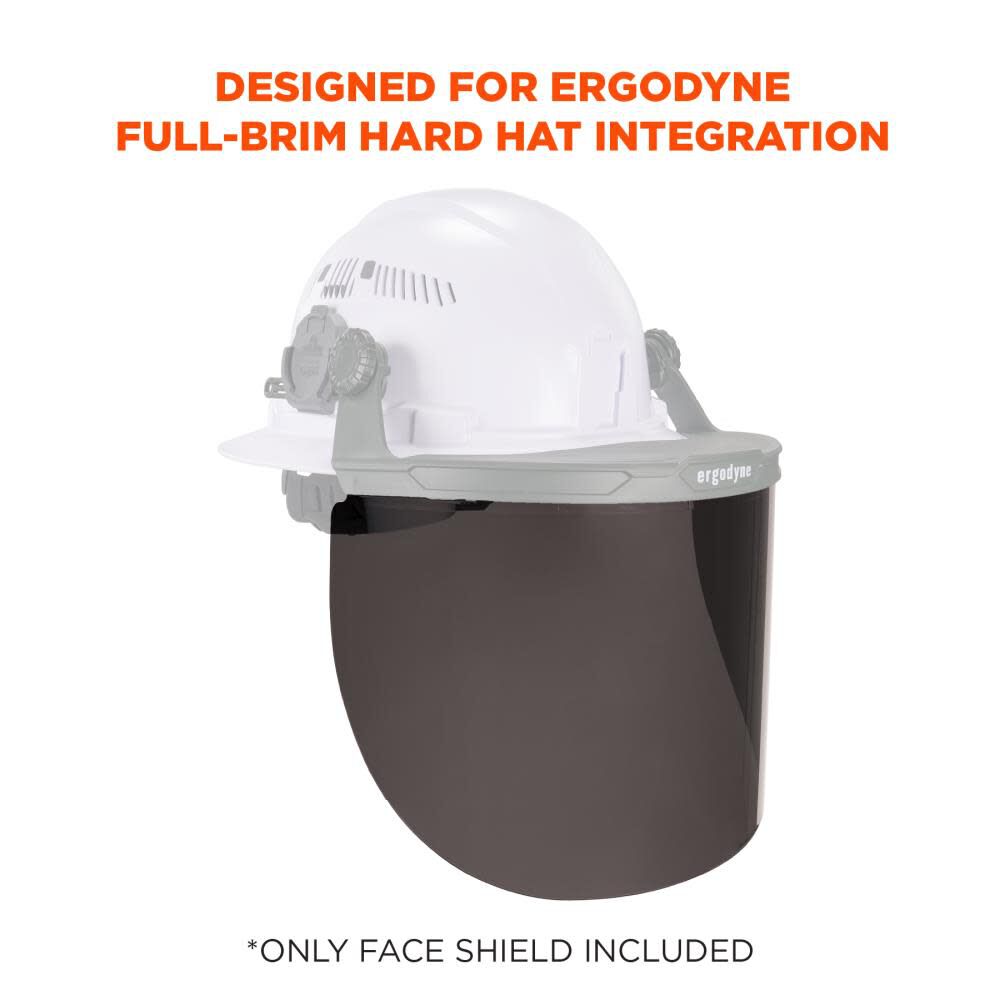 Smoke Face Shield Replacement for Full Brim 60252