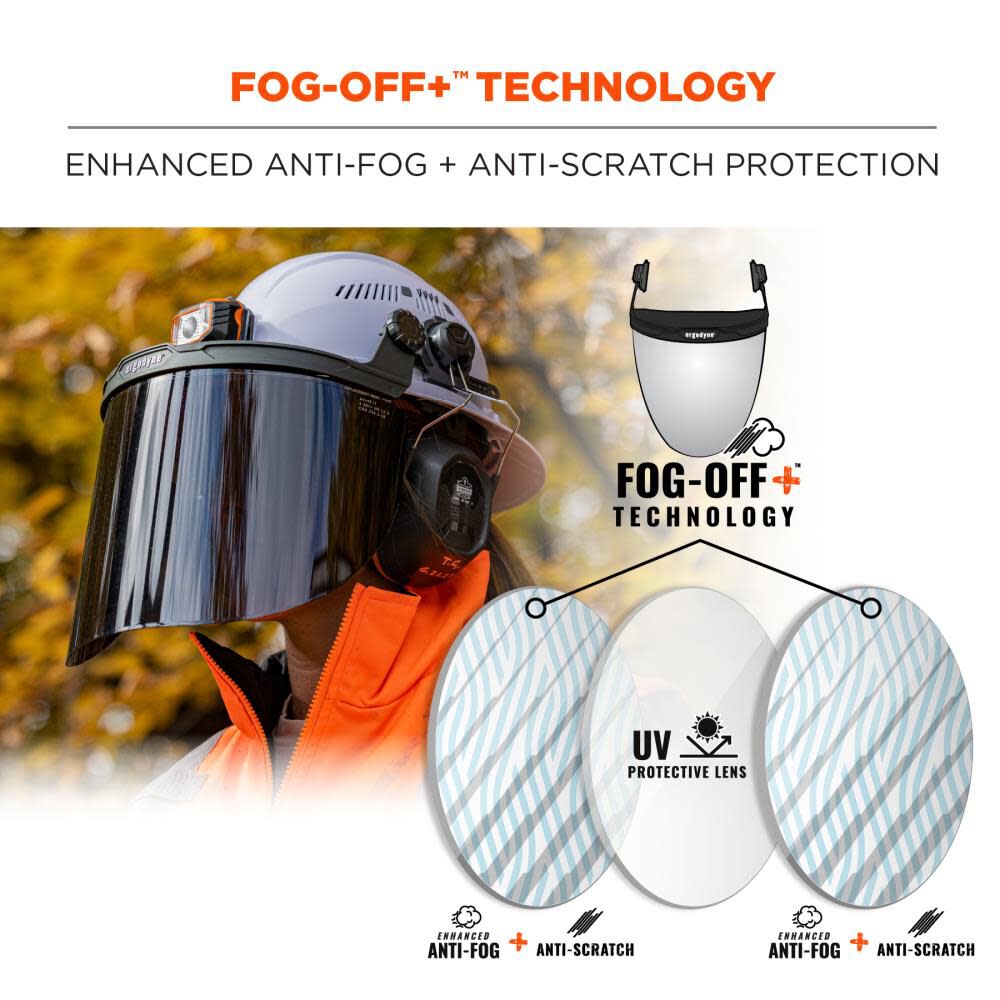 Smoke Face Shield Replacement for Full Brim 60252