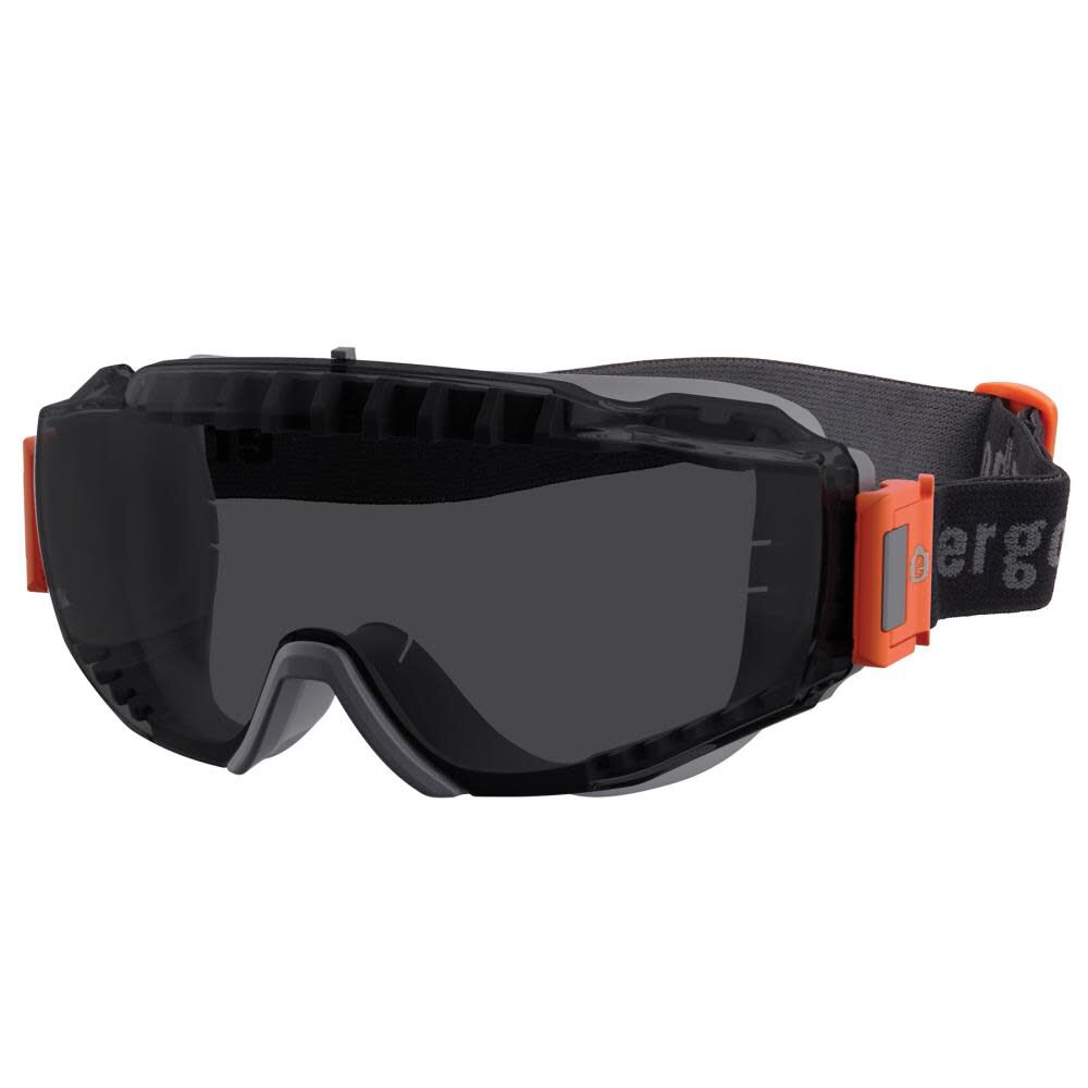 Smoke Lens Gray OTG Safety Goggles Elastic Strap 60301