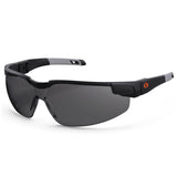 Smoke Lens Matte Black Anti Fog & Scratch Resistant Glasses 50068