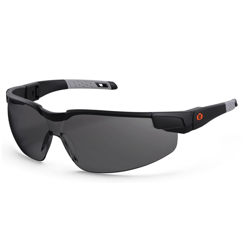 Smoke Lens Matte Black Anti Fog Safety Glasses 50063