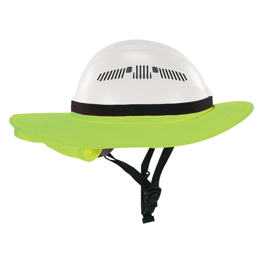 Universal Hard Hat Brim with Neck Shade, Lime 12721