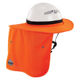 Universal Hard Hat Brim with Neck Shade, Orange 12722