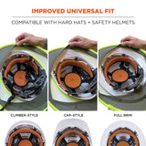 Universal Hard Hat Brim with Neck Shade, Orange 12722