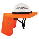 Universal Hard Hat Brim with Neck Shade, Orange 12722