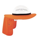 Universal Hard Hat Brim with Neck Shade, Orange 12722