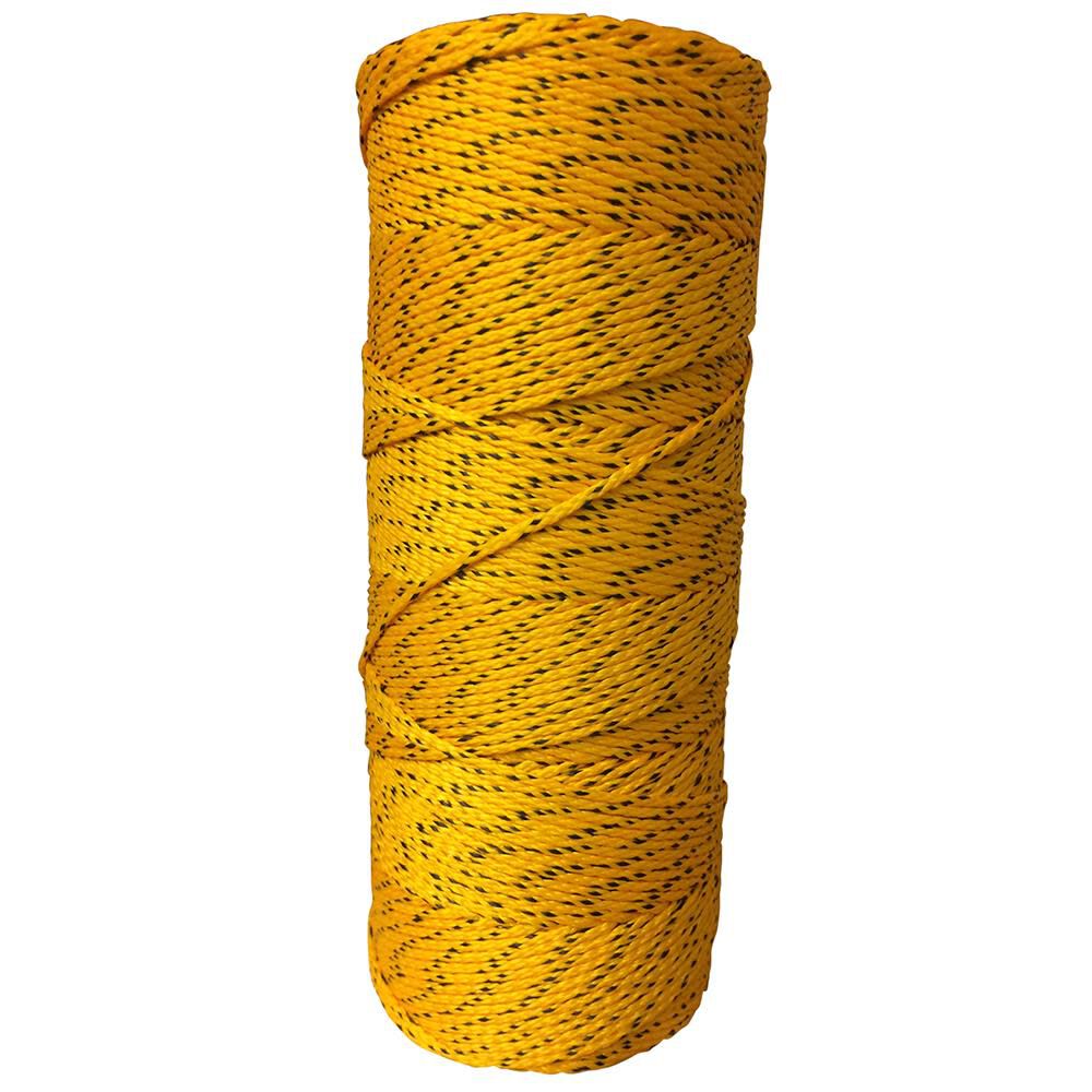 Braided Yellowith Black Nylon Twine #21 x 400' #21Y/B Braided