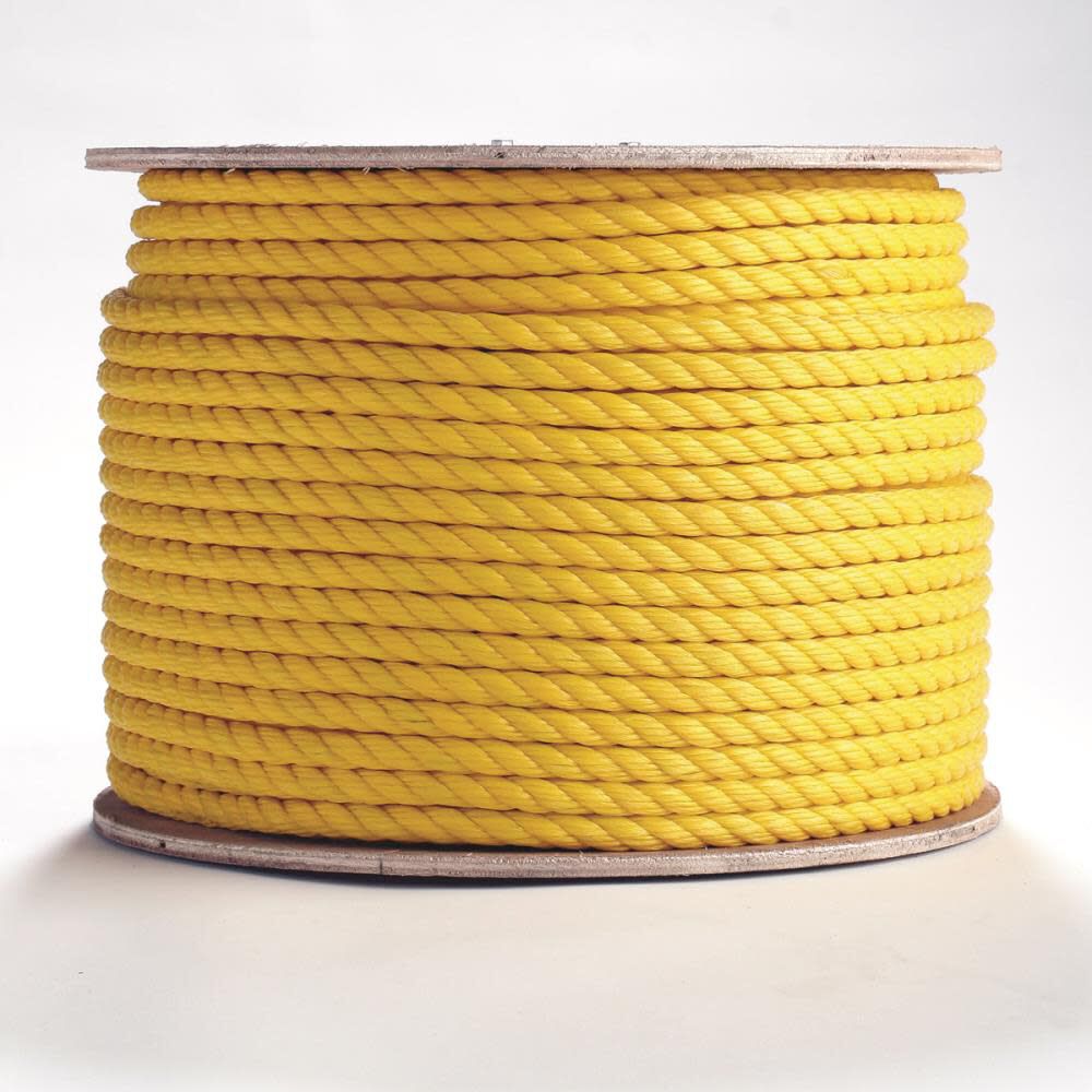 Rope Polypropylene Rope Twisted Yellow 3/4 X 600' TWPY240600