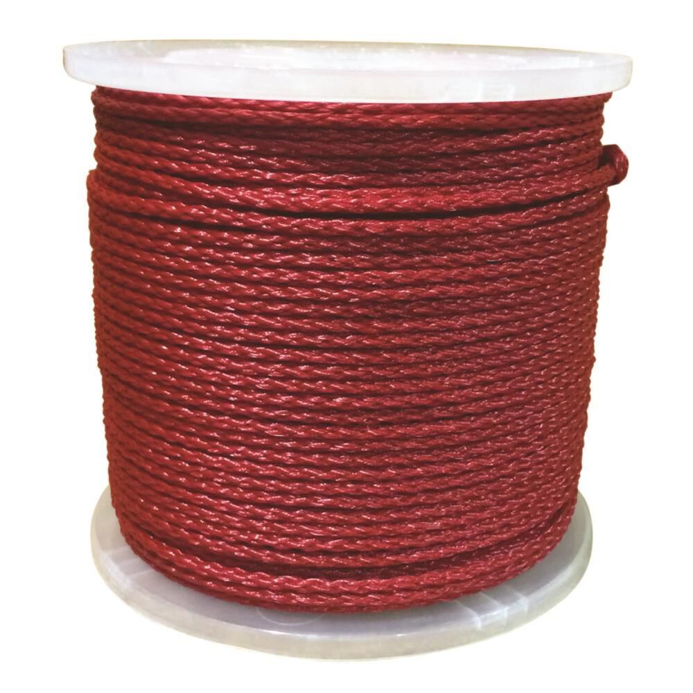 Twisted Red Polypropylene Rope 5/16 X 600' TWPR100600