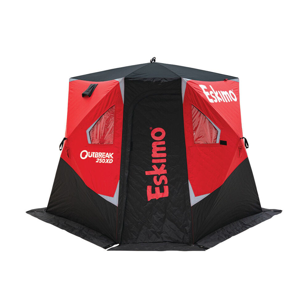 Outbreak 250 XD with Storm Shield Fabric Portable Ice Fishing Shelter 40250