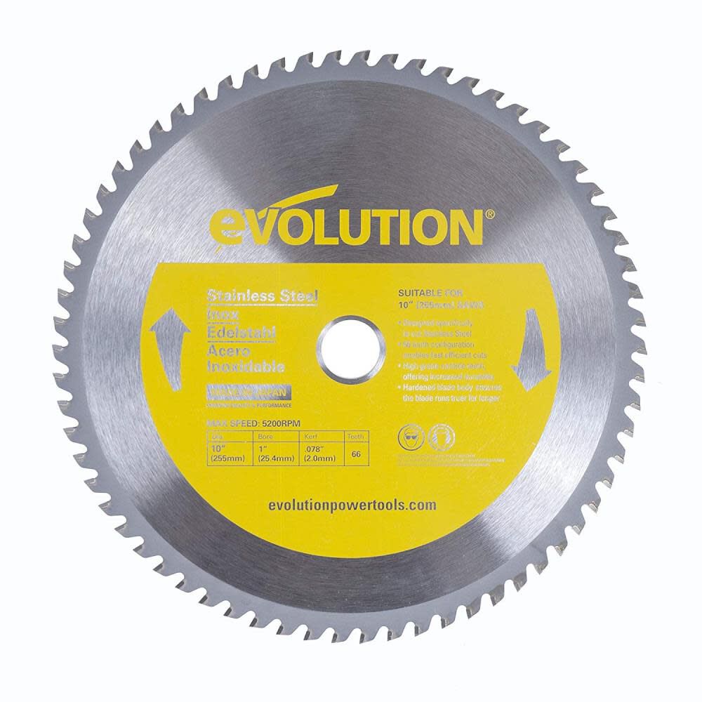 10-in 66-Tooth Tungsten Carbide-tipped Steel Miter Saw Blade 10BLADESSN