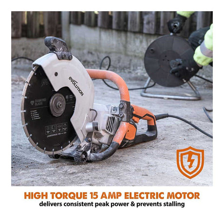 Power Tools 15A 4600 Rpm 12 in Electric Concrete Cut-Off Saw with Diamond Blade R300DCT