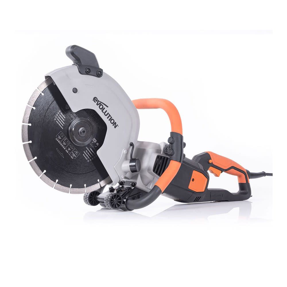 15A 4600 Rpm 12 in Electric Concrete Cut-Off Saw with Diamond Blade R300DCT