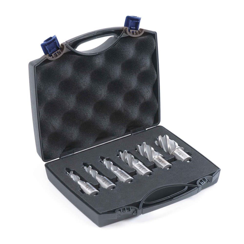 1in Depth Annular HSS Mag Drill Cutter Set 6pc A-CC6SET-1