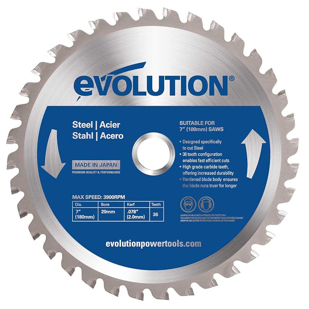 7-Inch x 36-Tooth Steel Cutting Blade (180BLADEST) 180BLADEST